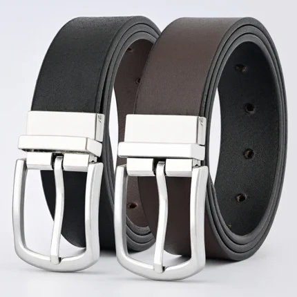 2-in-1 Reversible Leather Belt